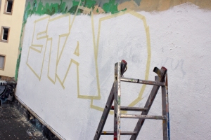 vorbereitung graffiti